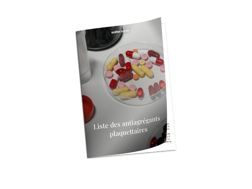 Liste des antiagrégants plaquettaires